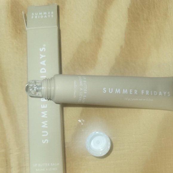 Summer Fridays Lip Butter Balm Vanilla Beige NIB Net Wt 0.5 Ozs - Picture 6 of 11
